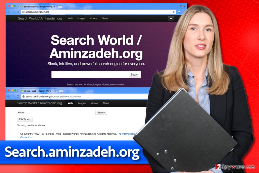 Image of Search.aminzadeh.org virus 