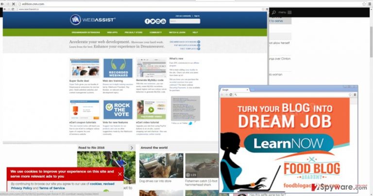 The image displaying Search Assistant
