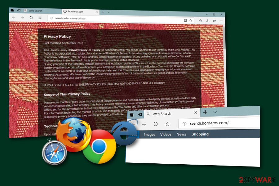 Search.borderov.com potentially unwanted application