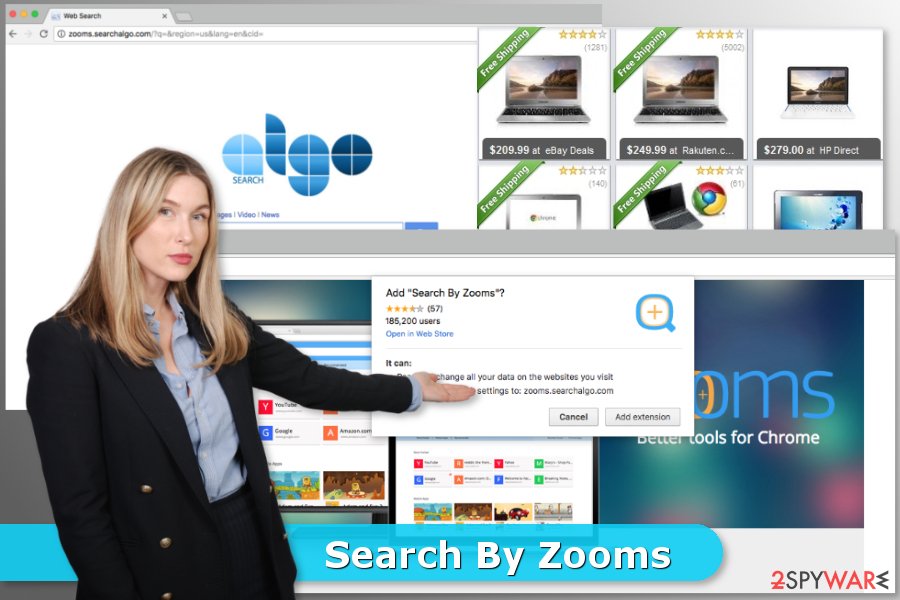 The picture of Search By Zooms adware