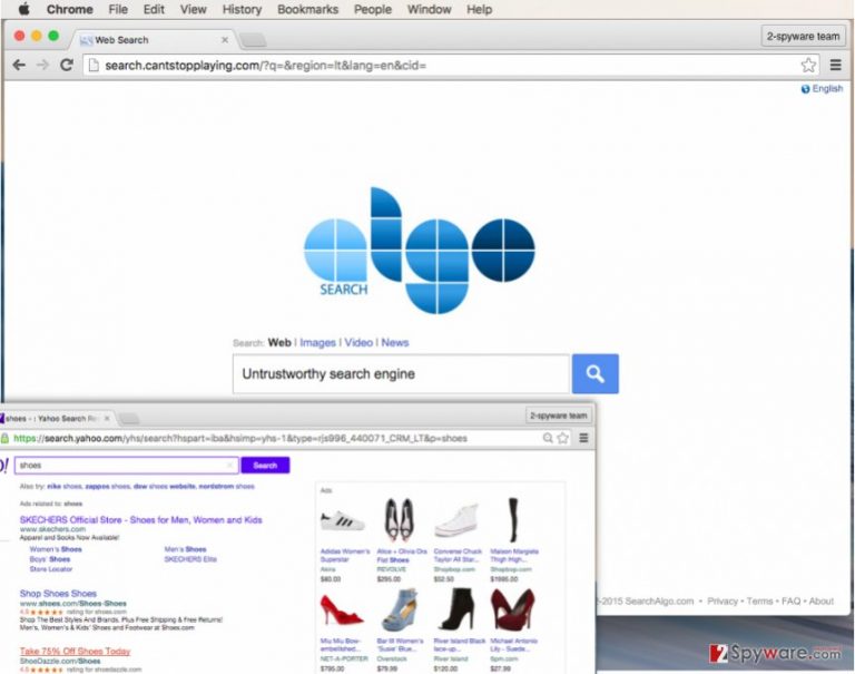 Search.cantstopplaying.com hijack