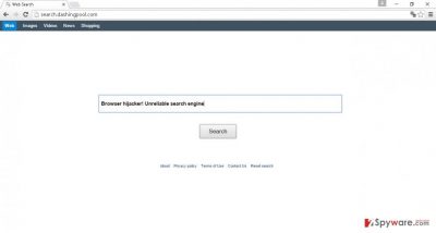 Search.dashingpool.com scam web search