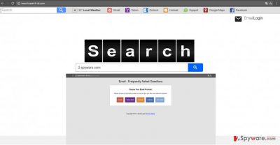 Example of search.search-el.com hijacker