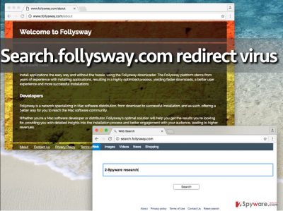 Search.follysway.com virus replaces homepage with this site