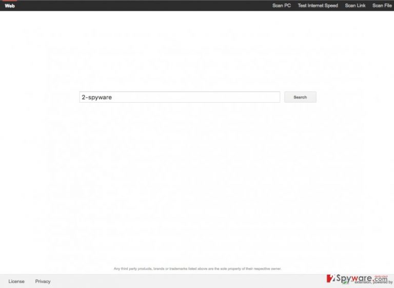 An illustration of the Search.funkymediatab.com virus
