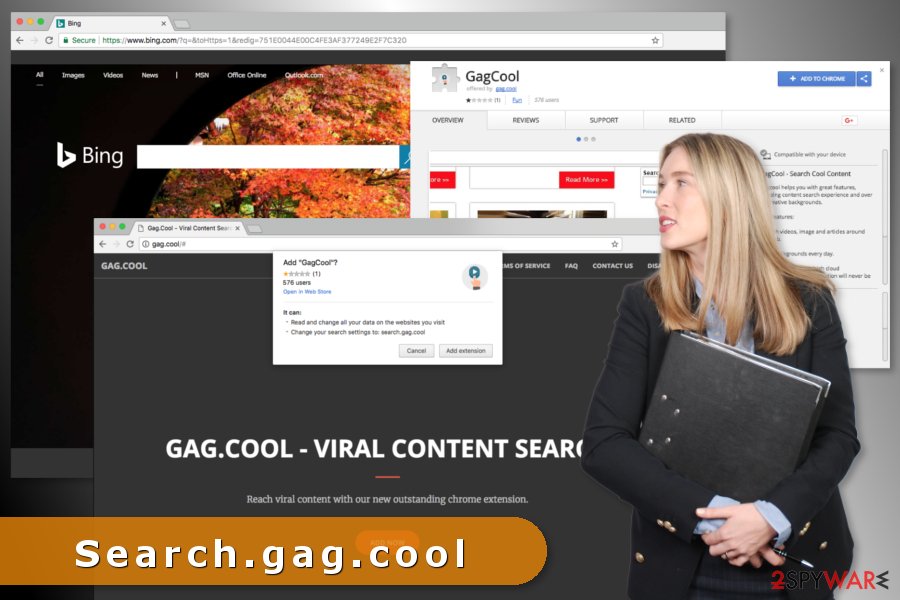 The picture of Search.gag.cool virus