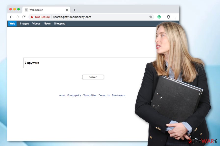 Search.getvideomonkey.com browser hijacker