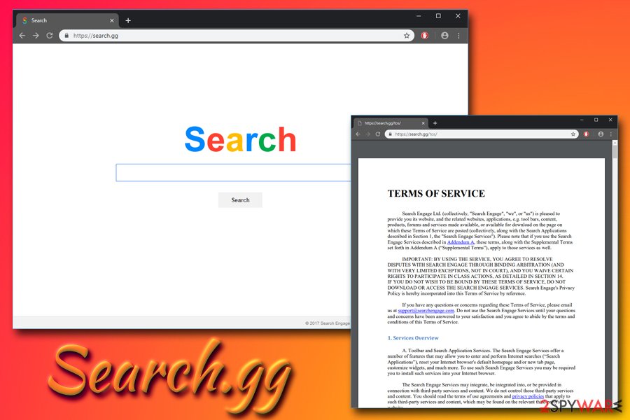 Search.gg browser hijacker