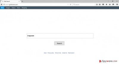 The picture of Search.goldraiven.com virus