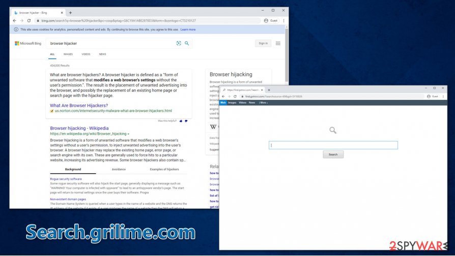 Search.grilime.com redirect virus