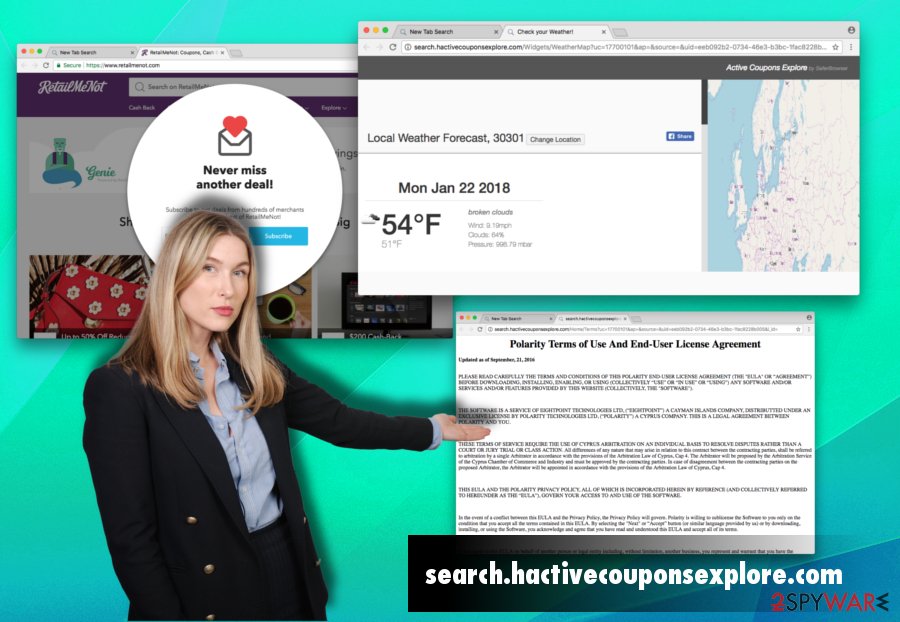 Search.hactivecouponsexplore.com virus