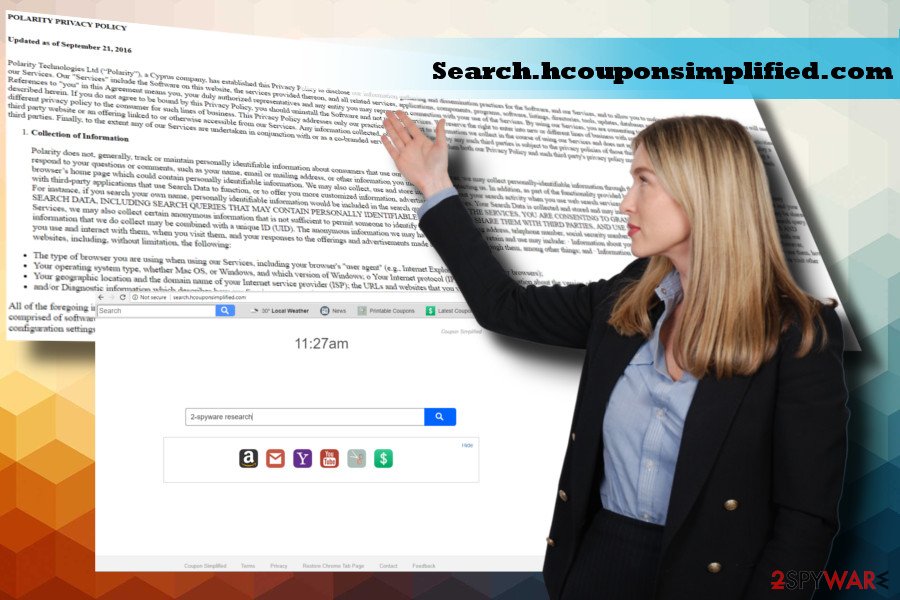 Search.hcouponsimplified.com virus corrupts browser's settings