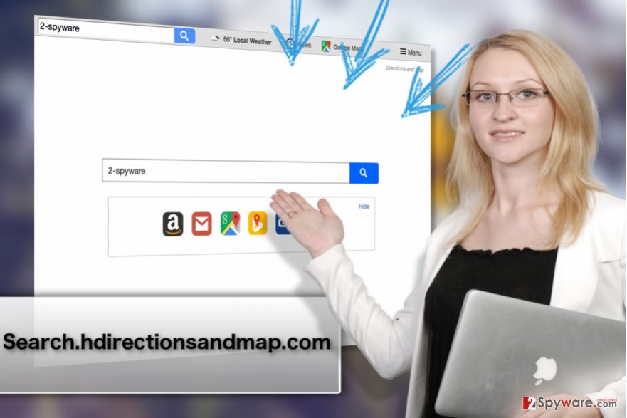 Search.hdirectionsandmap.com browser hijacker virus