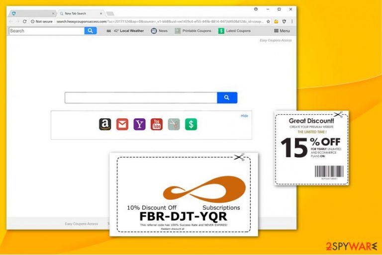 Search.heasycouponaccess.com image