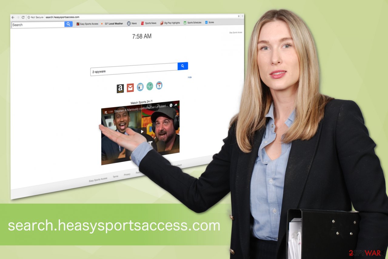 Search.heasysportsaccess.com virus