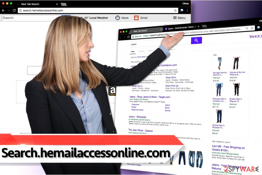 Search.hemailaccessonline.com hijacker