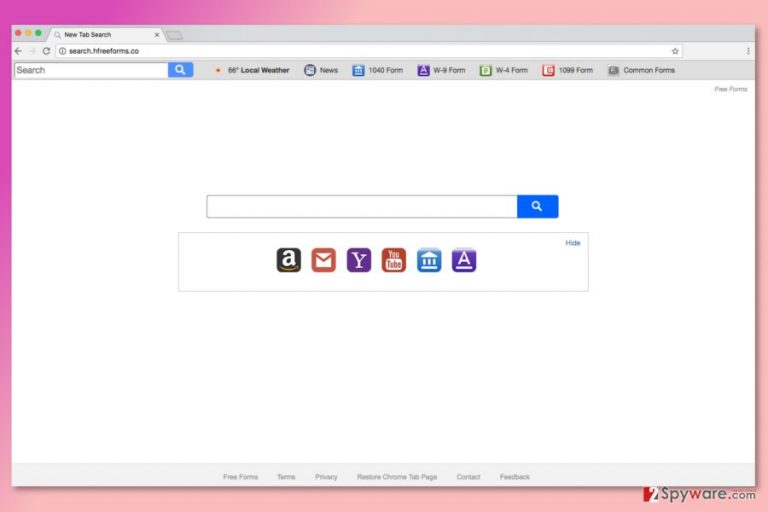The screenshot of Search.hfreeforms.co The screenshot of Search.hfreeforms.co