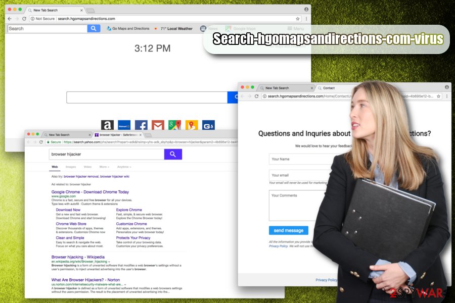 Search.hgomapsandirections.com hijacker