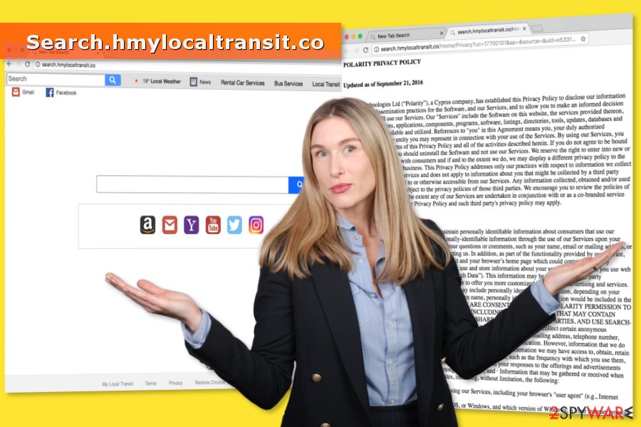 Picture of Search.hmylocaltransit.co virus