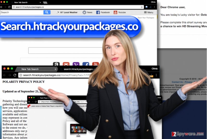 Search.htrackyourpackages.co virus