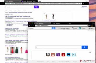 Screenshot of Search.hwatchtvnow.co search engine