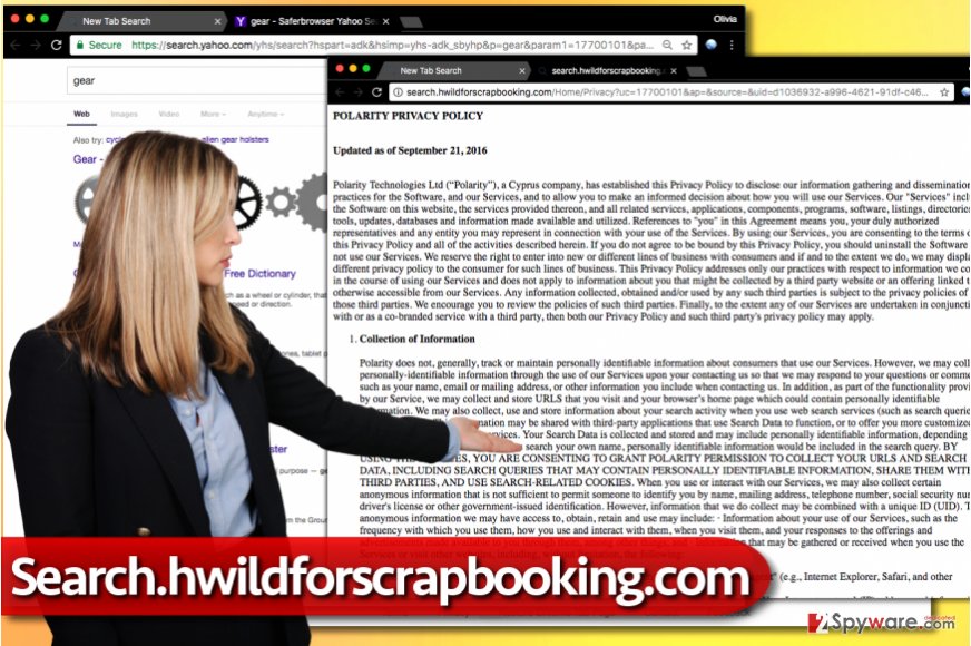 Search.hwildforscrapbooking.com hijack