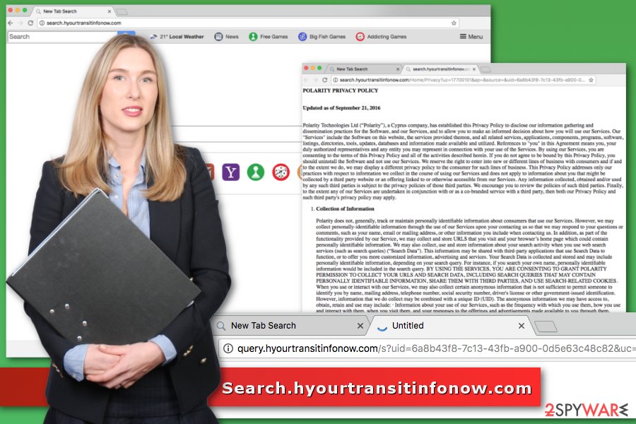 Image of Search.hyourtransitinfonow.com virus