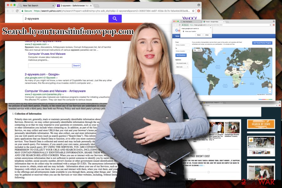 Image of Search.hyourtransitinfonowpop.com virus