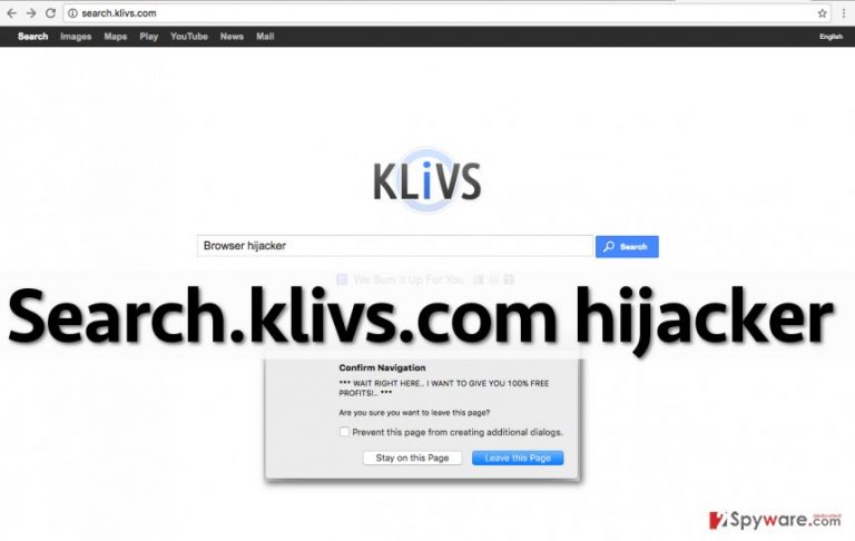 Image showing Search.klivs.com search engine