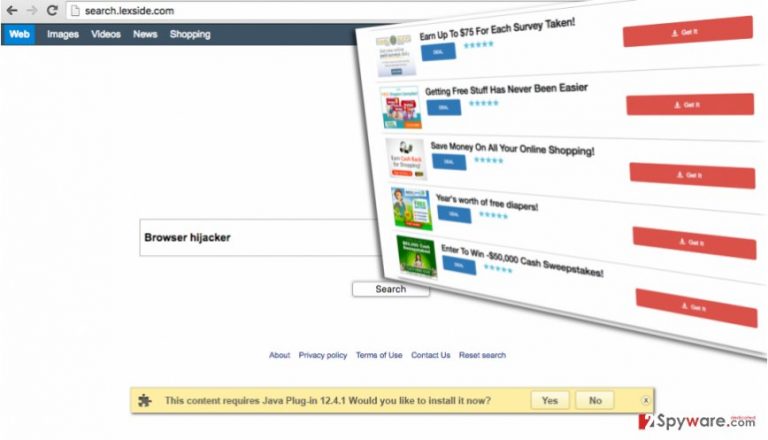 Search.lexside.com virus