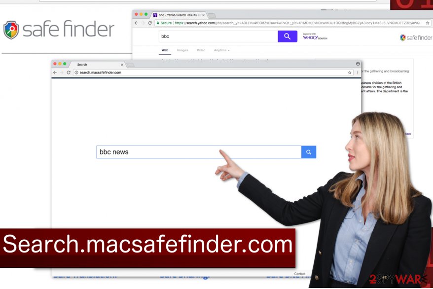 Search.macsafefinder.com is a variant of Safe Finder virus