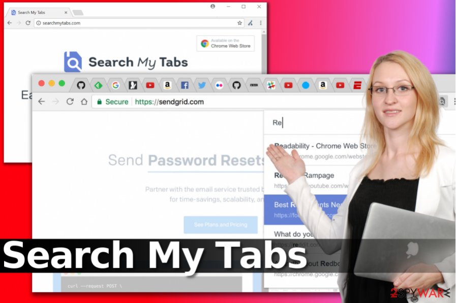 Search My Tabs extension virus