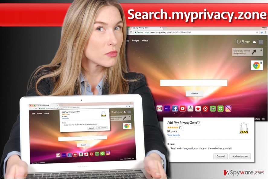 Search.myprivacy.zone browser hijacker