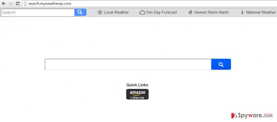 Search.myweatherxp.com virus Search.myweatherxp.com virus