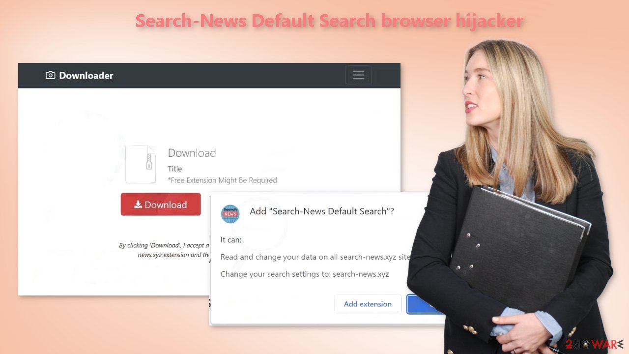 Search-News Default Search browser hijacker