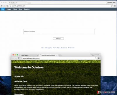 Search.opinteks.com redirect virus
