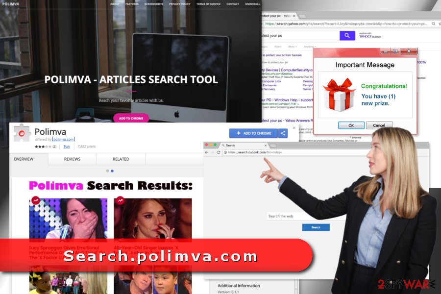 The picture of Search.polimva.com virus