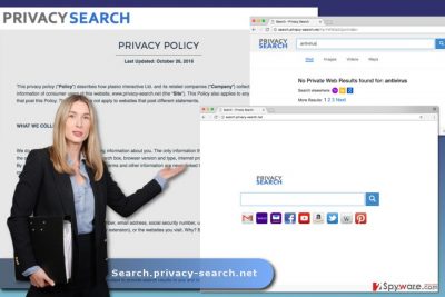 The image of Search.privacy-search.net virus