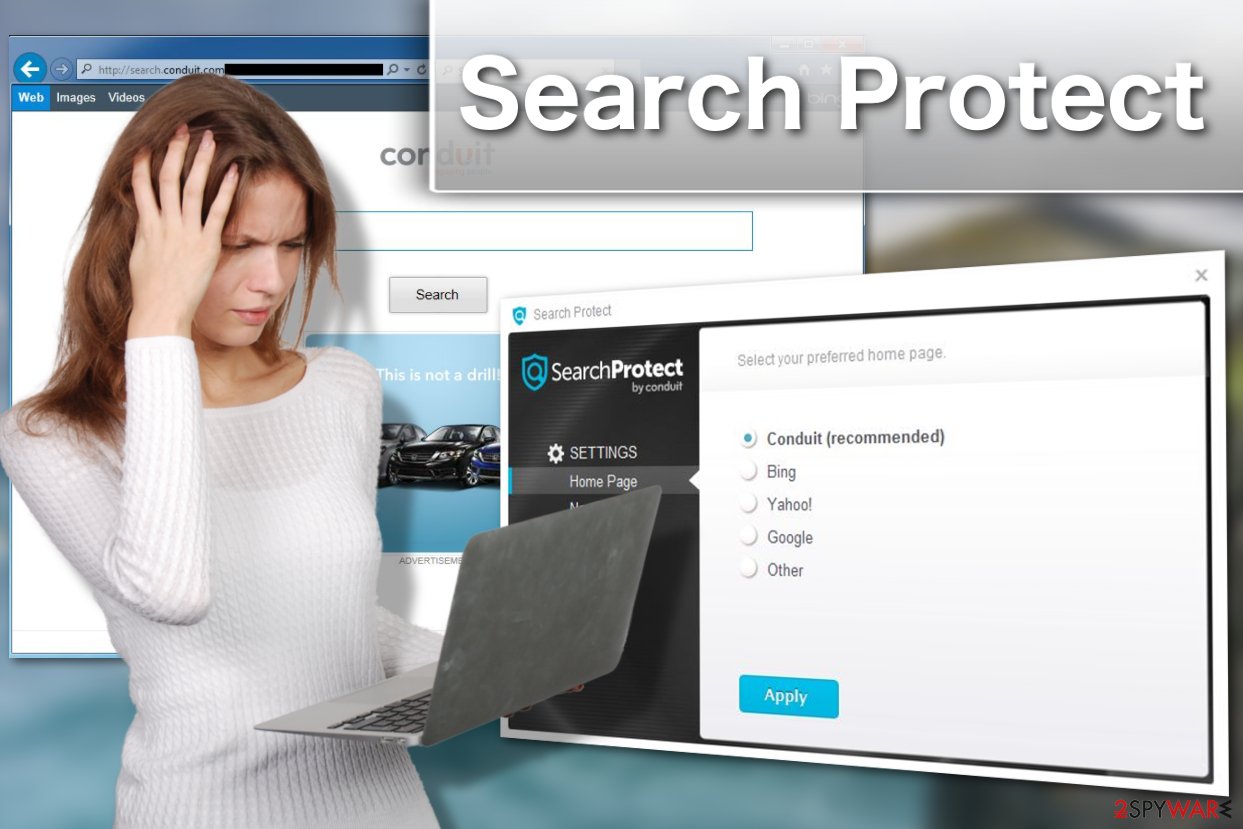 Как удалить search protect. Protected by.