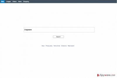 A screenshot of the Search.qroficce.com browser hijacker