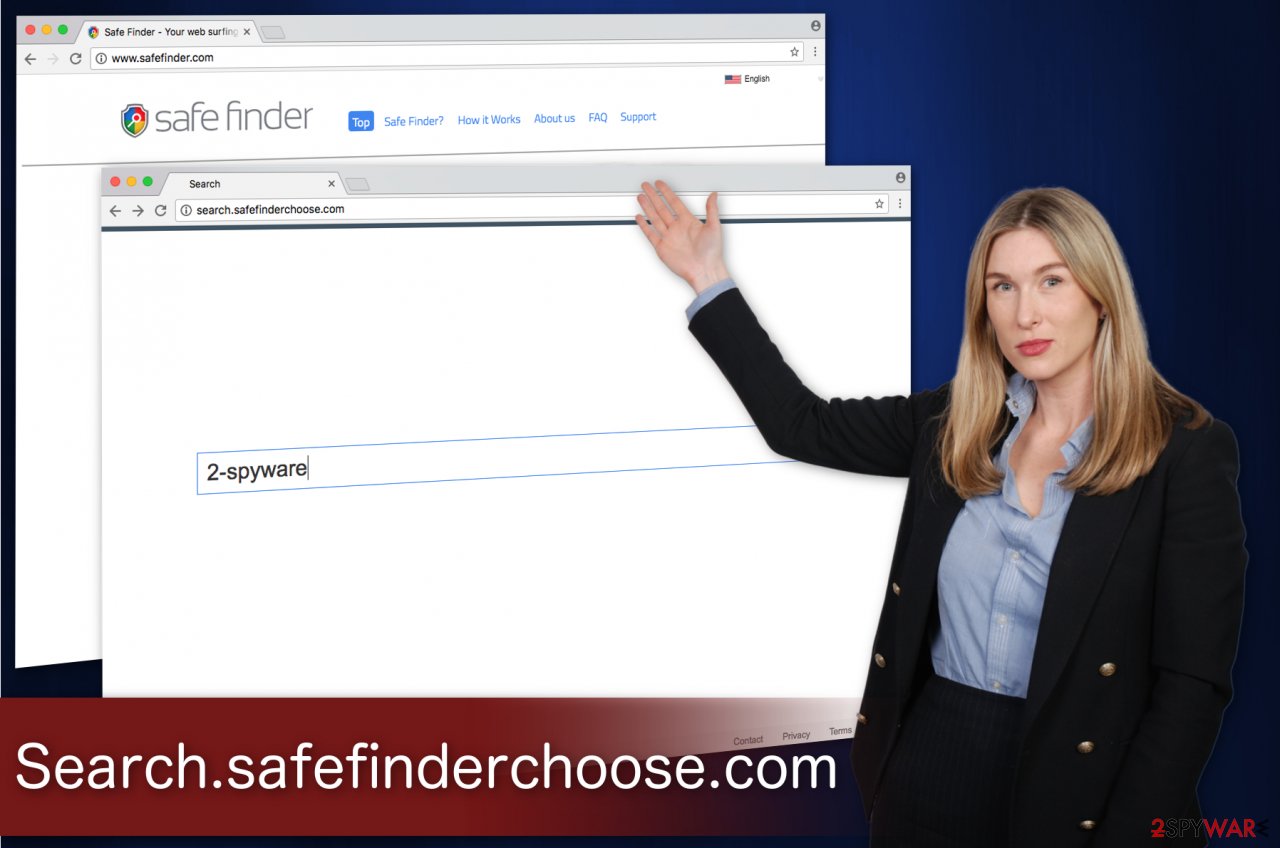 Search.safefinderchoose.com virus doesn't provide trustworthy search results