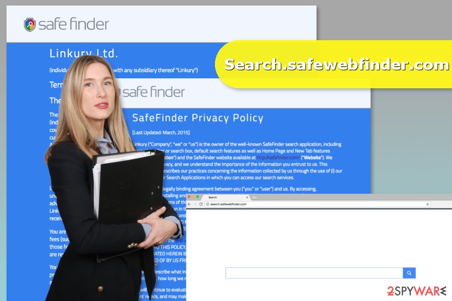 The picture of Search.safewebfinder.com virus