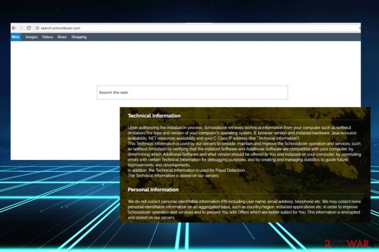 Search.schooldozer.com browser hijacker