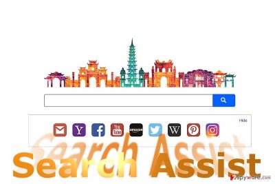 The image of search.searchsassist.com home page