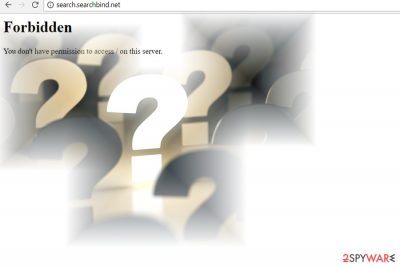 The image of search.searchbind.net page