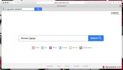 Screenshot of Search.searchdoco.com browser hijacker