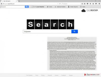 The picture of Search.searchfw.com virus