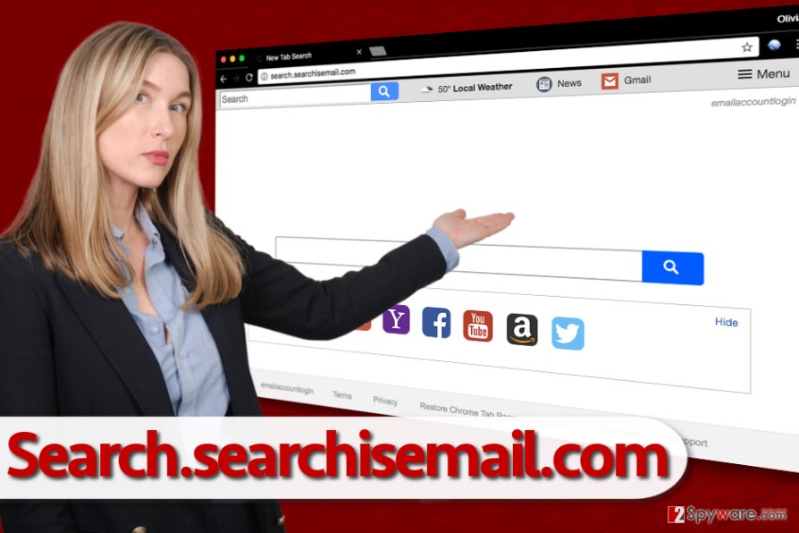 Search.searchisemail.com browser hijack