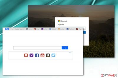 The pictue displaying  Search.searchleasy.com hijacker