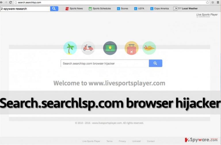 Search.searchlsp.com redirect virus